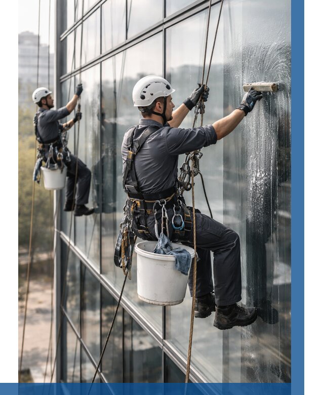 Мойка сплошного остекления в Благовещенске, заказать от 305 р.| ВЫСОТНИК-Бгн