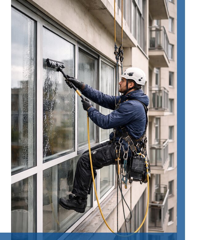 Мойка балконного остекления в Благовещенске от 3555 р. | ВЫСОТНИК-Бгн