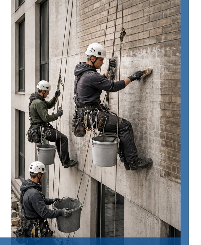 Удаление высолов с фасада в Благовещенске от 254 р. | ВЫСОТНИК-Бгн