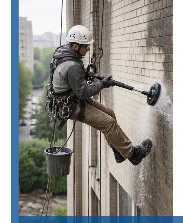 Очистка фасада от копоти в Благовещенске профессионально и безопасно