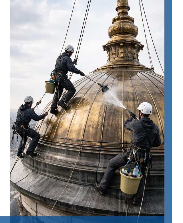 Мойка куполов и шпилей в Благовещенске от 8126 р. - заказать | ВЫСОТНИК-Бгн
