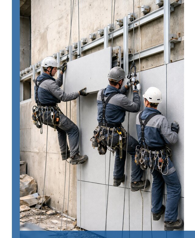 Монтаж вентилируемого фасада в Благовещенске под ключ с гарантией качества