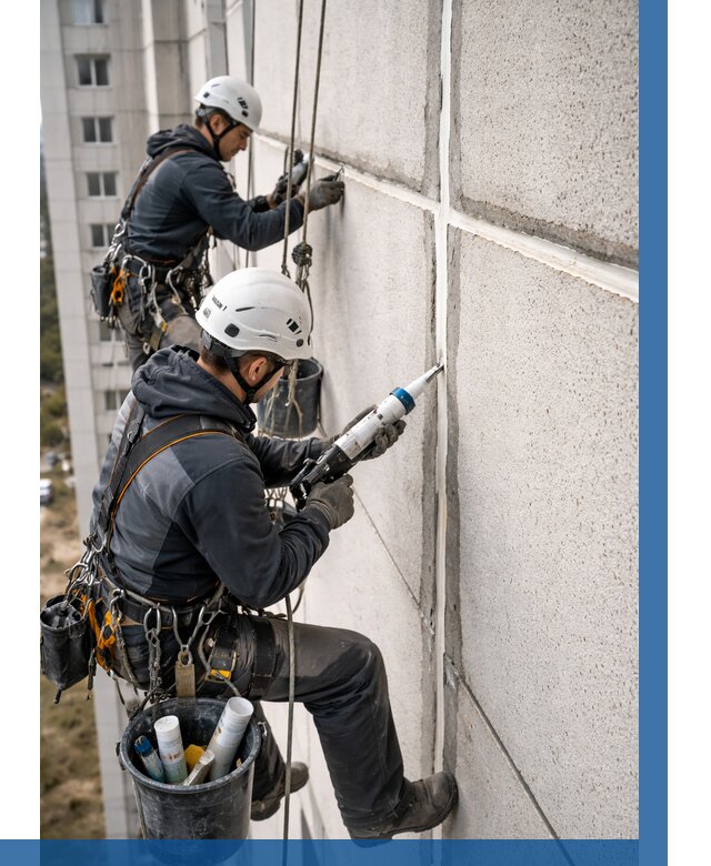 Герметизация межпанельных швов в Благовещенске от 711 р. | ВЫСОТНИК-Бгн