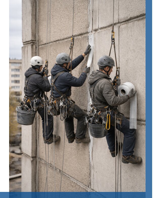 Ремонт межпанельных швов в Благовещенске от 762 р. | ВЫСОТНИК-Бгн