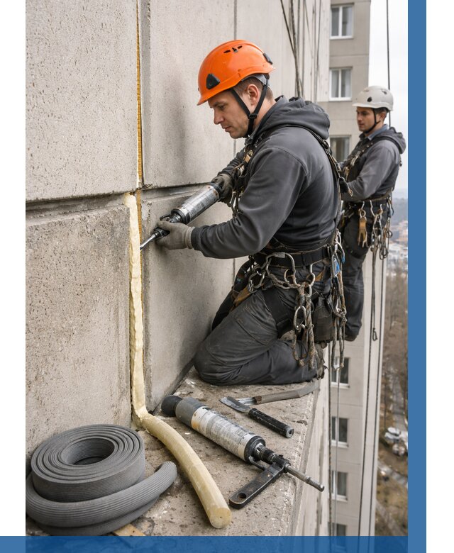 Теплый шов межпанельные швы в Благовещенске от 711 р. | ВЫСОТНИК-Бгн