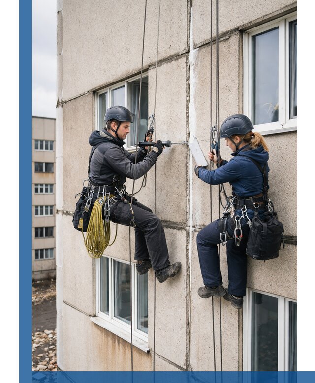 Герметизация межпанельных швов тёплым швом в Благовещенске