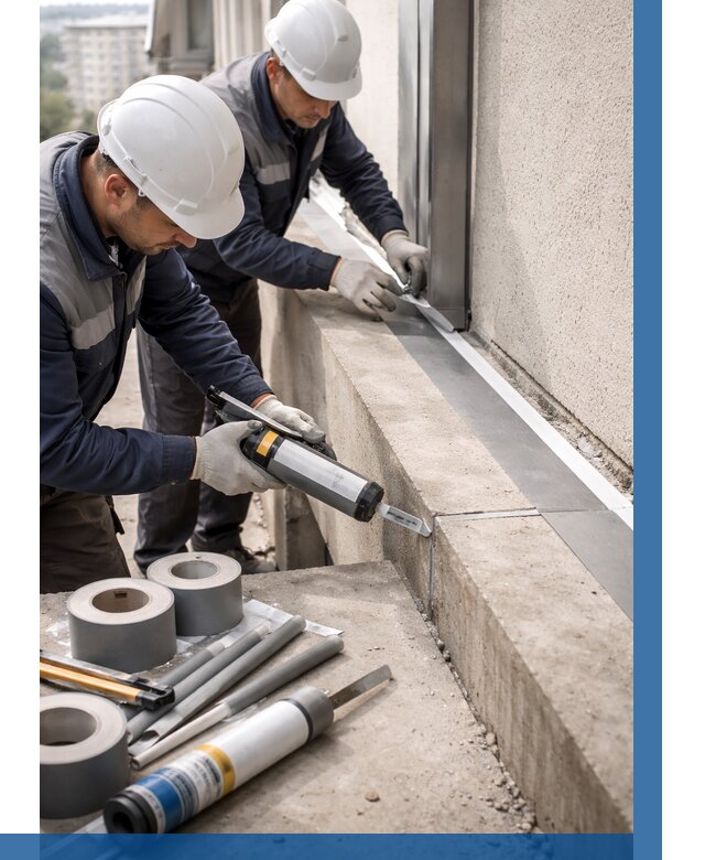 Герметизация примыкания балкона в Благовещенске от 4571 р. | ВЫСОТНИК-Бгн