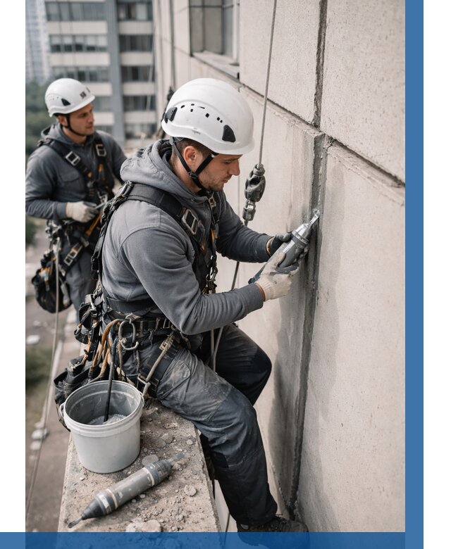 Ремонт деформационных швов здания в Благовещенске от 1016 р. | ВЫСОТНИК-Бгн