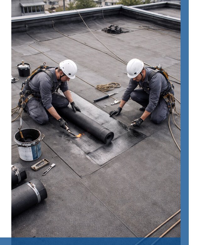 Ремонт мягкой кровли под ключ в Благовещенске от 711 р. | ВЫСОТНИК-Бгн