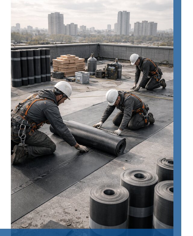 Монтаж мягкой кровли под ключ в Благовещенске от 457 р. | ВЫСОТНИК-Бгн