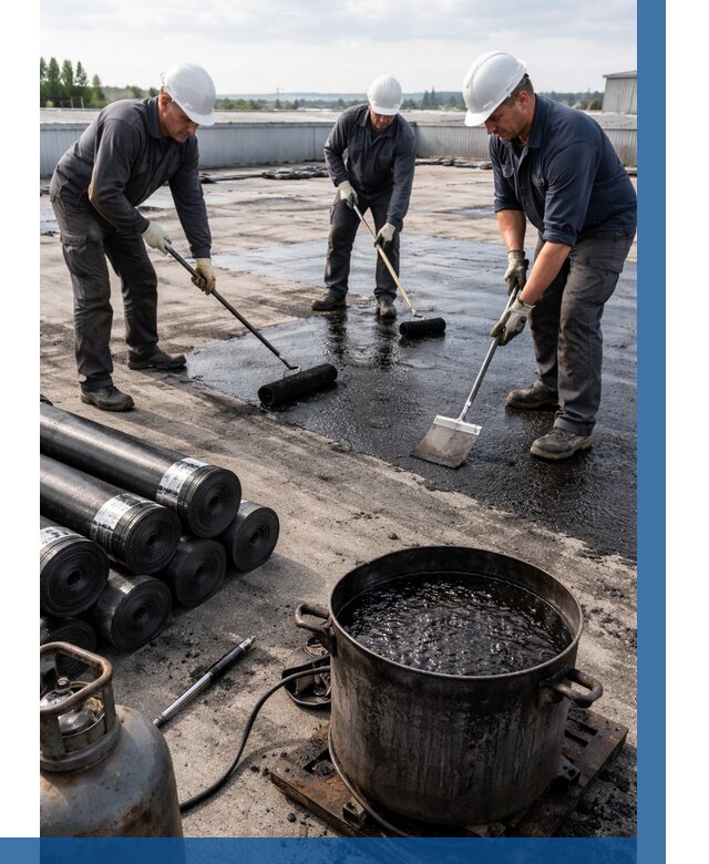 Гидроизоляция кровли мастикой в Благовещенске от 609 р. | ВЫСОТНИК-Бгн