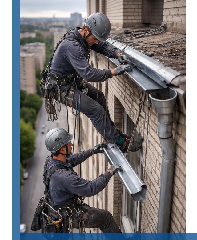 Ремонт водосточных желобов в Благовещенске, быстро и качественно