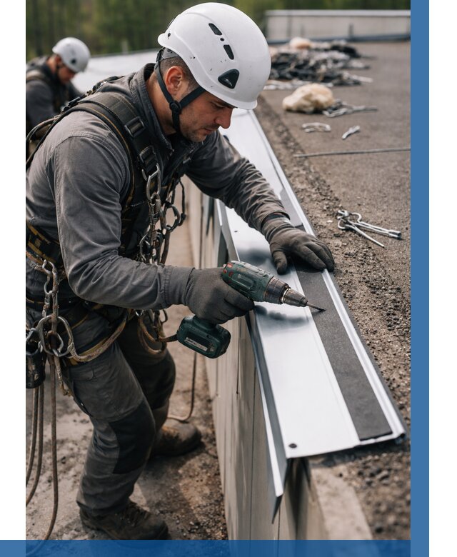 Монтаж капельника на кровле в Благовещенске от 305 р. | ВЫСОТНИК-Бгн