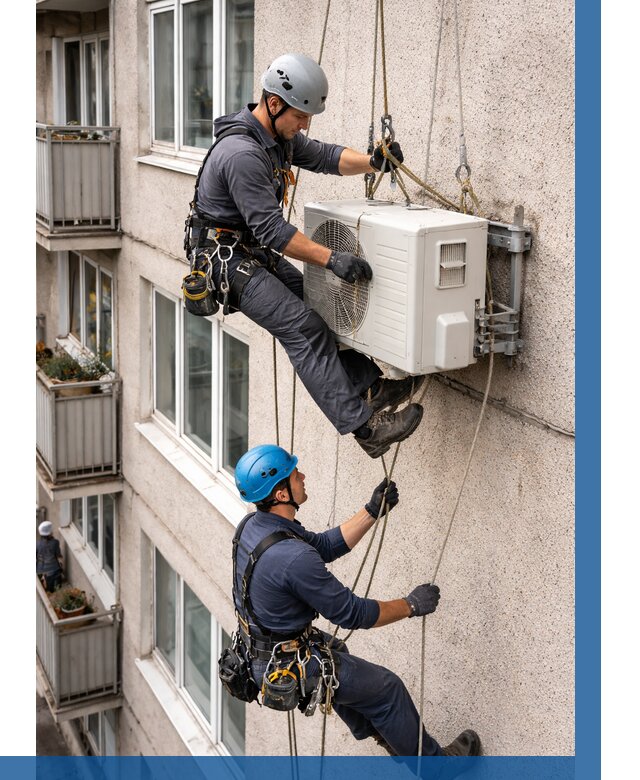 Перенос внешнего блока кондиционера в Благовещенске от 9141 р.| ВЫСОТНИК-Бгн