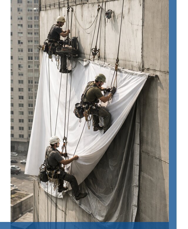 Замена баннерного полотна в Благовещенске от 6602 р. | ВЫСОТНИК-Бгн—заказать