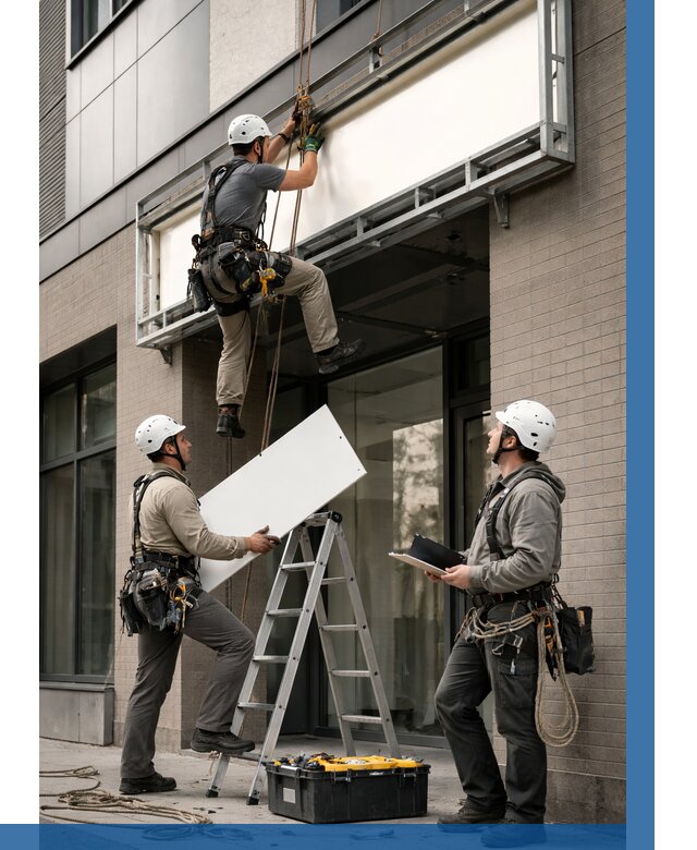 Монтаж светового короба в Благовещенске от 6602 р. | ВЫСОТНИК-Бгн