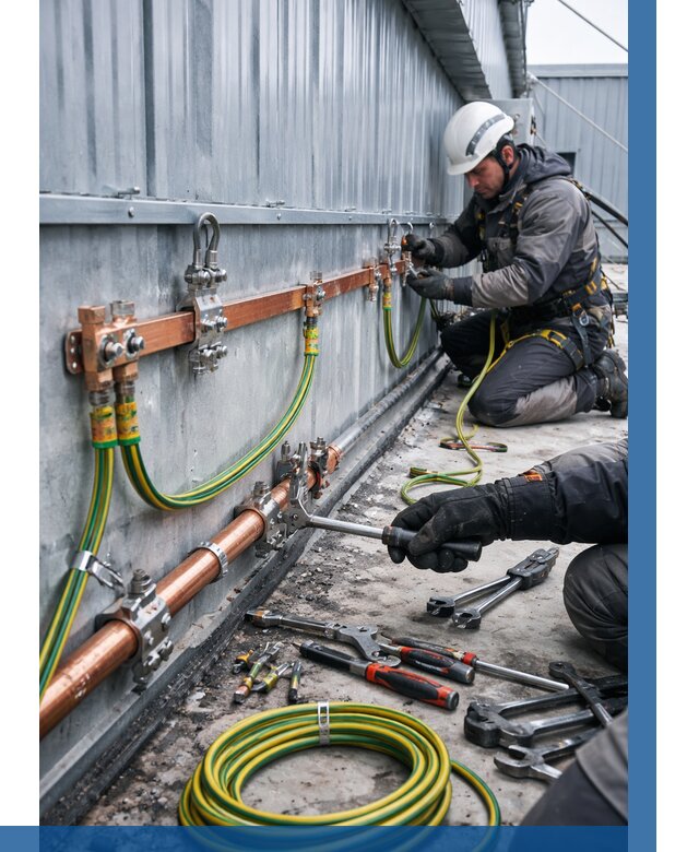 Монтаж заземления здания в Благовещенске от 25393 р. | ВЫСОТНИК-Бгн