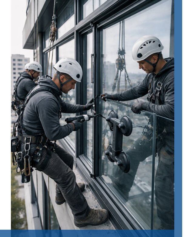 Витражное остекление зданий в Благовещенске от 3555 р. | ВЫСОТНИК-Бгн