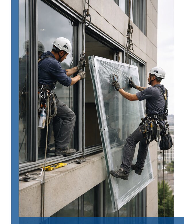 Профессиональная замена стекла в витраже в Благовещенске с гарантией