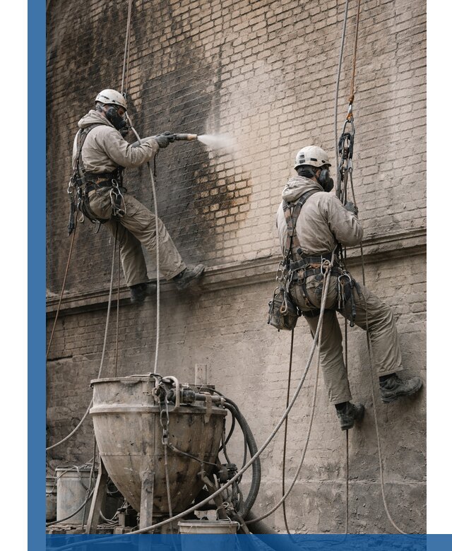 Пескоструйная очистка фасадов в Благовещенске профессионально