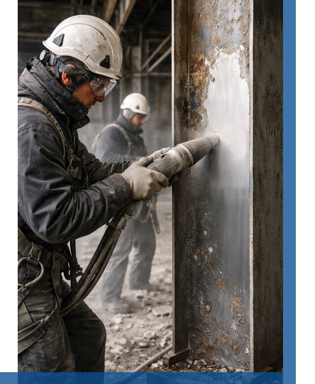 Удаление старой краски с металла в Благовещенске от 457 р. | ВЫСОТНИК-Бгн