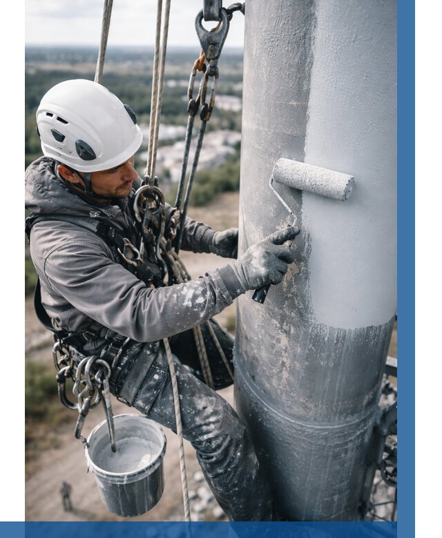 Покраска мачт связи под ключ в Благовещенске от 863 р. | ВЫСОТНИК-Бгн