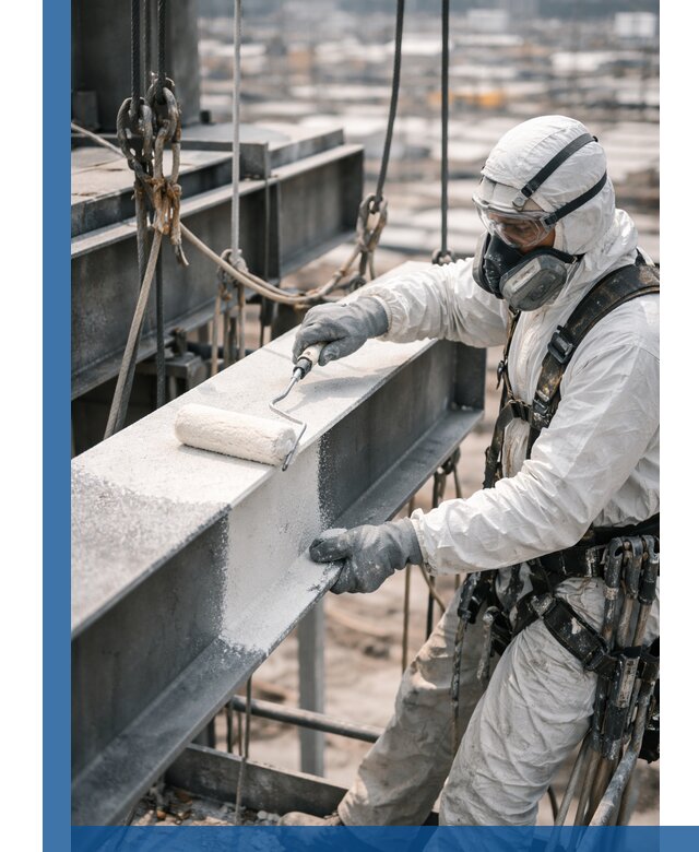 Профессиональная огнезащитная обработка металлоконструкций в Благовещенске