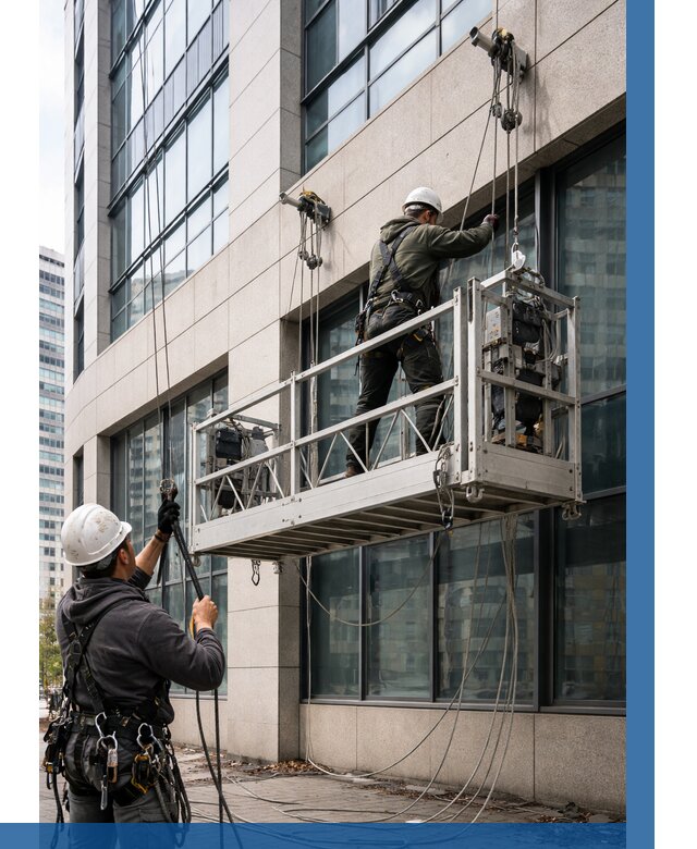 Монтаж и подъем фасадной люльки в Благовещенске от 12188 р. | ВЫСОТНИК-Бгн