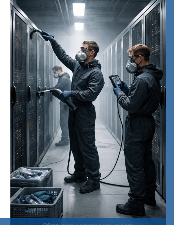 Обеспыливание серверной комнаты в Благовещенске от 4571 р. | ВЫСОТНИК-Бгн