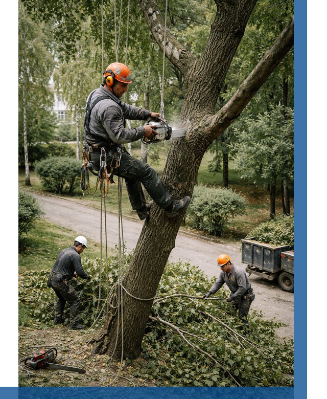 Кронирование деревьев в Благовещенске от 6602 р. | ВЫСОТНИК-Бгн