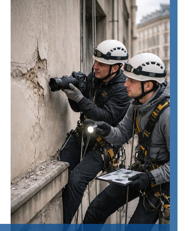 Фотофиксация дефектов фасада в Благовещенске от 4571 р. | ВЫСОТНИК-Бгн