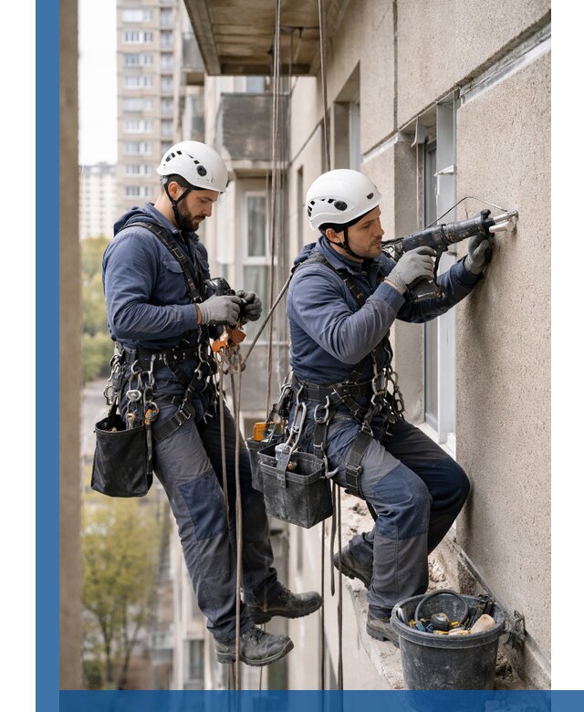 Промышленные альпинисты высотные работы и монтаж в Благовещенске